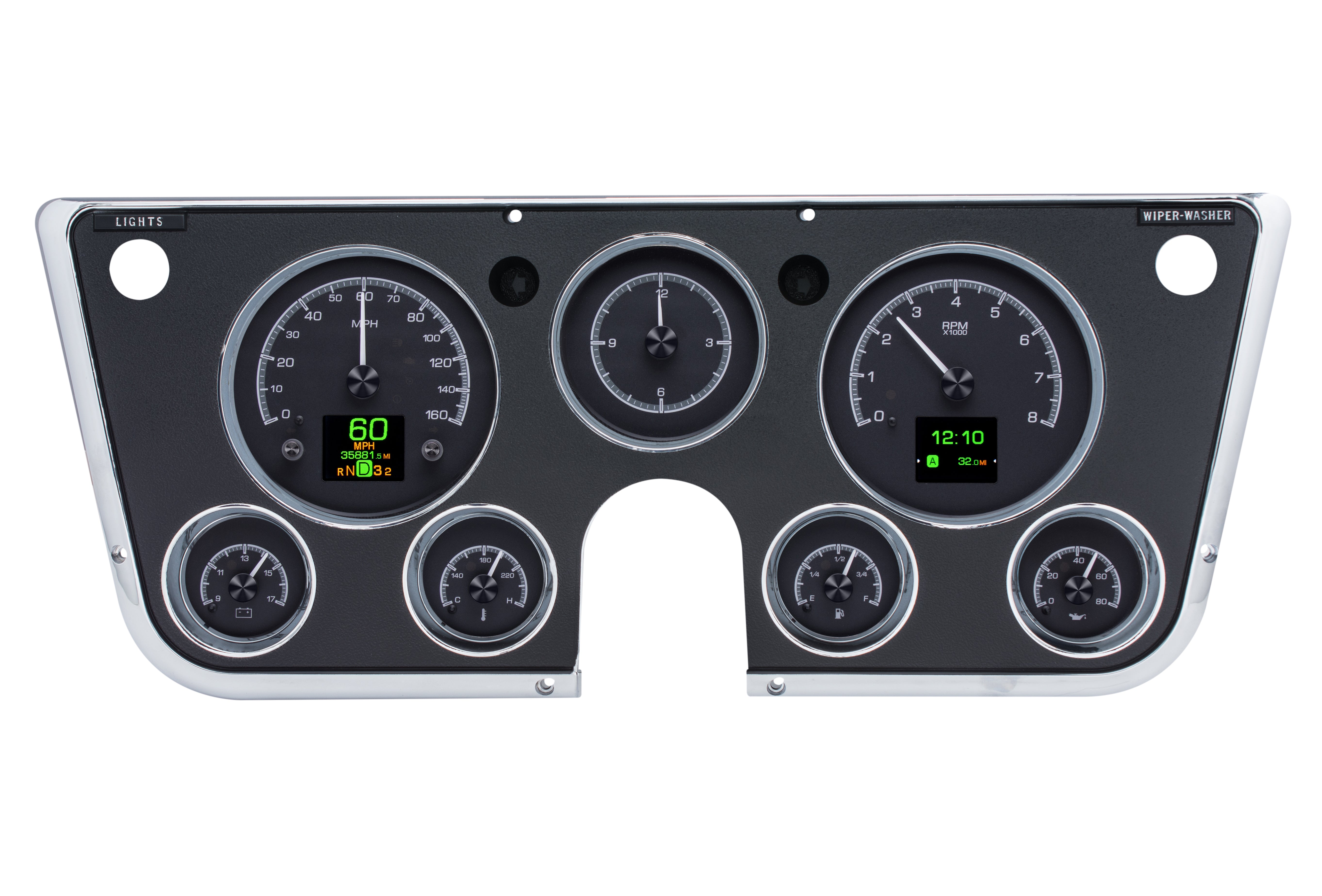 Dakota Digital HDX-67C-PU — 1967–1972 Chevy/GMC C10 Truck HDX Instrume