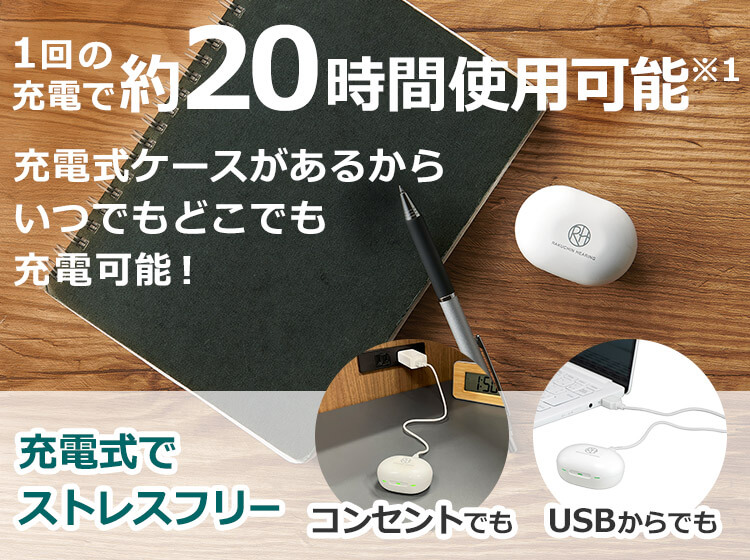 公式】楽ちんヒアリング SA-01（耳穴型集音器）｜ショップジャパン