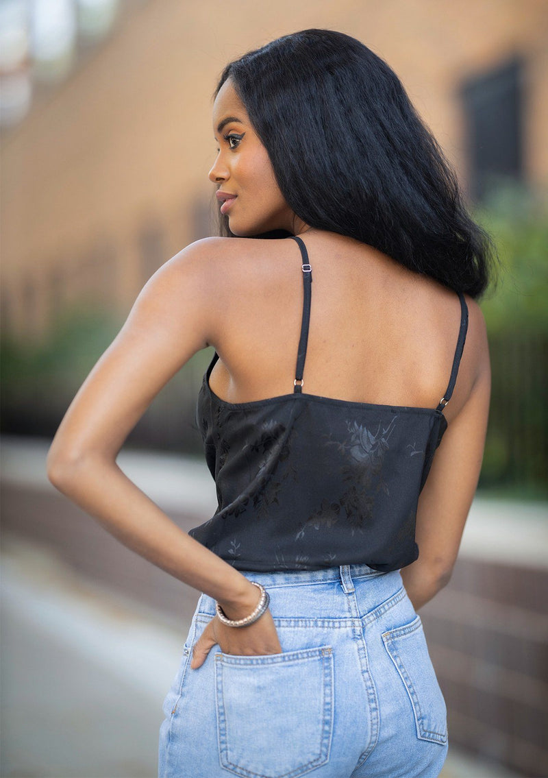 Romantic, Silky Floral Camisole Tank Top | LOVESTITCH