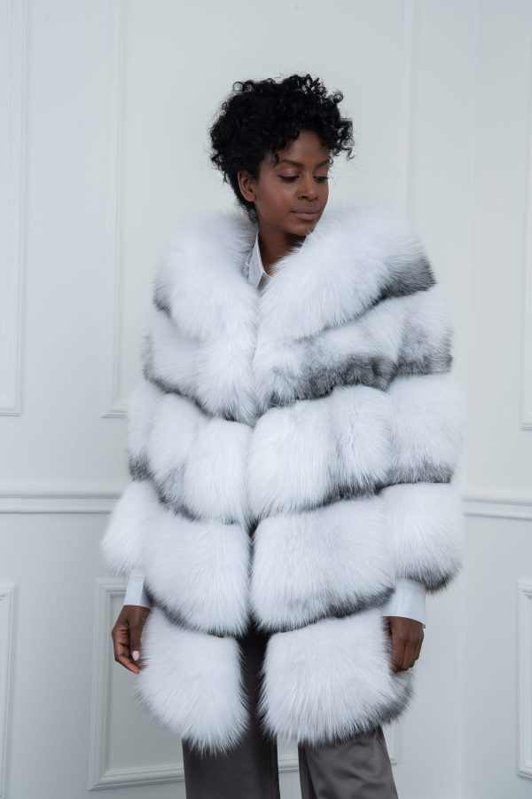 Shadow Frost Fox Jacket | Shopifur
