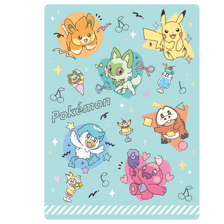 下敷き ポケットモンスターカラフルポップ | 【ショウワノート】ぬりえ