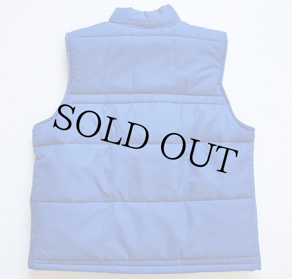 70s Swingster GOODYEAR パッチ付き 中綿入り レーシングベスト 青 L