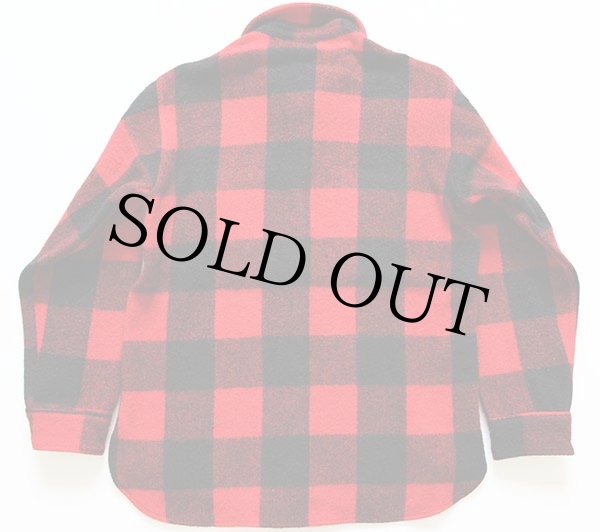 80s USA製 Woolrichウールリッチ バッファローチェック ウール シャツ