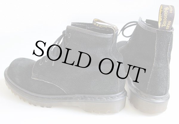 英国製 DR.MARTENSドクターマーチン スエードレザー 6ホールブーツ 黒