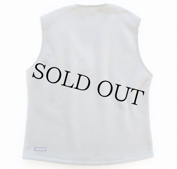 90s USA製 patagoniaパタゴニア シンプルベスト セージブラッシュ S