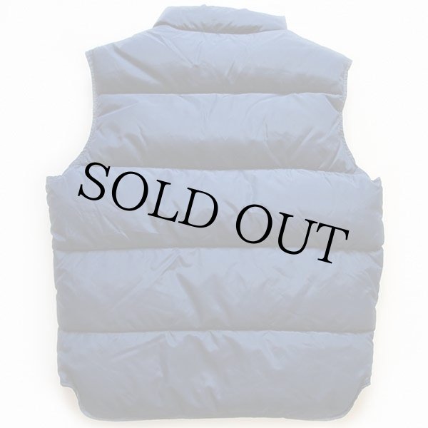 80s USA製 Woolrichウールリッチ ナイロン ダウンベスト 紺 M