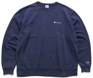 90s USA製 Championチャンピオン スクリプト ビッグロゴ刺繍 リバース