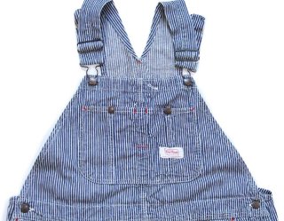 70s USA製 Leeリー ヒッコリー ストライプ オーバーオール - Sixpacjoe