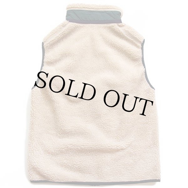 90s USA製 patagoniaパタゴニア レトロX フリースベスト ナチュラル S