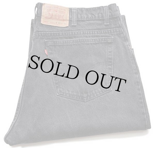 90s USA製 Levi'sリーバイス 560 ブラック デニムパンツ w42 L30☆26