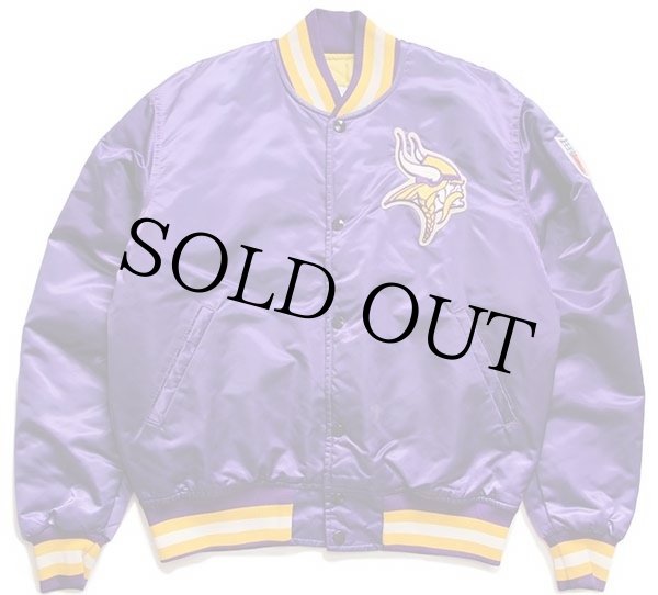 90s USA製 STARTERスターター NFL MINNESOTA VIKINGS キルティング