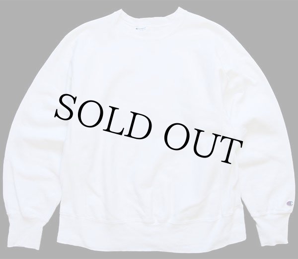 80s USA製 Championチャンピオン 無地 目無し リバースウィーブ