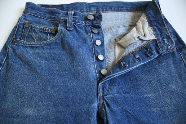70s USA製 Levi'sリーバイス 501 66後期 デニムパンツ w31 L36