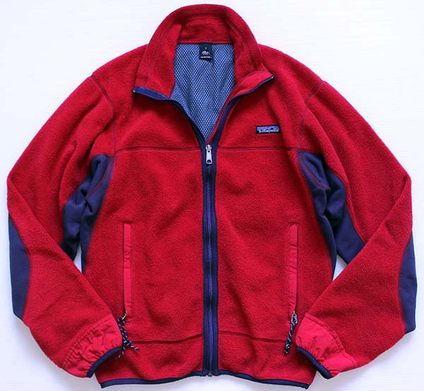 90s USA製 patagoniaパタゴニア パーシャルエクリプス 赤 S