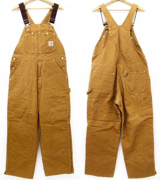 90s USA製 carharttカーハート キルティングライナー ダブルニー