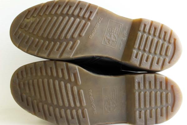 英国製 DR.MARTENSドクターマーチン 3ホール レザーシューズ 黒 UK7