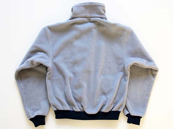 80s USA製patagoniaパタゴニア フルジップ フリースジャケット グレー