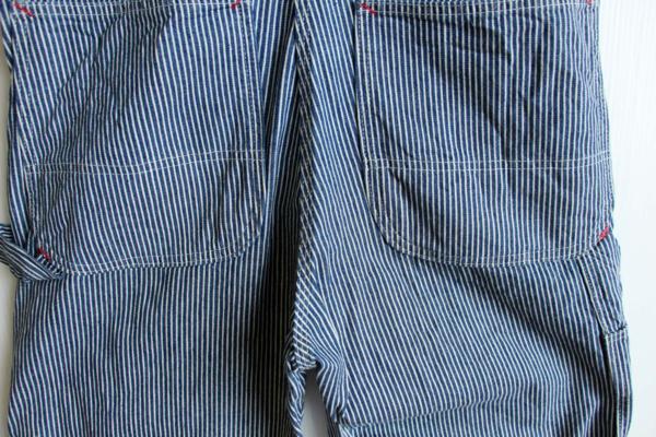 70s BIGMACビッグマック ヒッコリー ストライプ オーバーオール