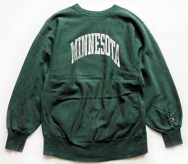 90s USA製 Championチャンピオン MINNESOTA リバースウィーブ