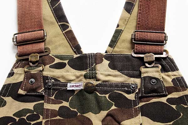 carharttカーハート 100周年 80s オーバーオール カモ ダブルニー