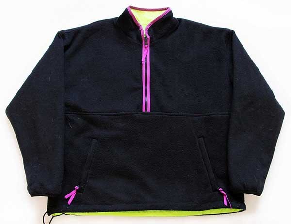 90s GAPギャップ グリセードタイプ リバーシブル ハーフジップ プル