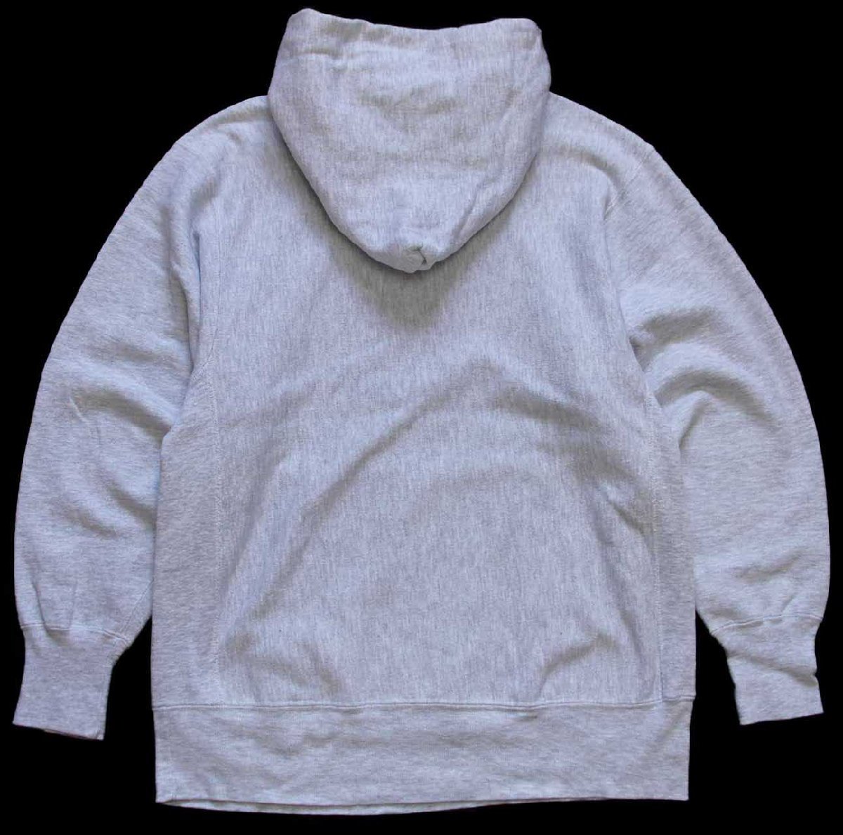 90s USA製 Championチャンピオン スクリプト ビッグロゴ刺繍 リバース