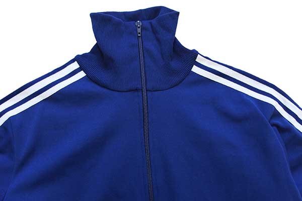 80s 西ドイツ製 adidasアディダス ハイネック 無地 トラックジャケット