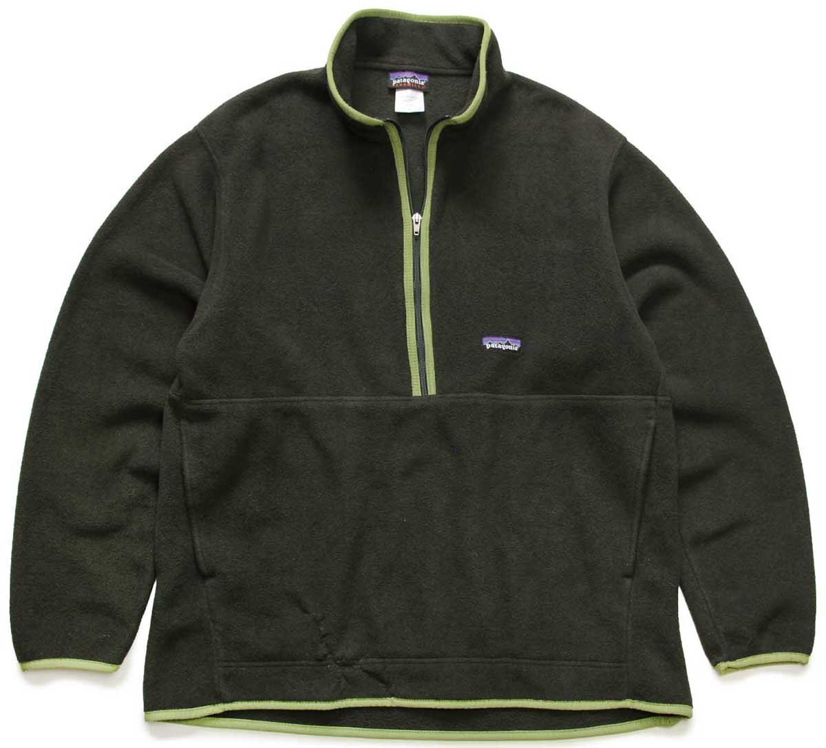 00s メキシコ製 patagoniaパタゴニア マースピアル ハーフジップ