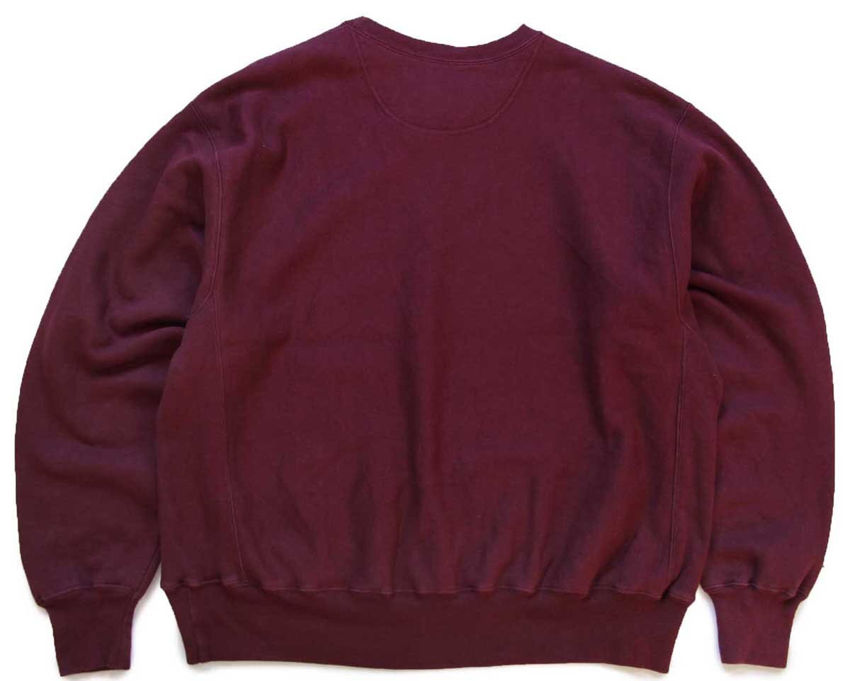 00s Championチャンピオン 無地 目無し リバースウィーブ スウェット