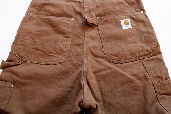 70s USA製 carharttカーハート 山ポケ キルティングライナー ダック地