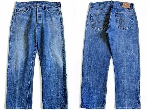 70s USA製 Levi'sリーバイス 501 シングル 66前期 デニムパンツ w36