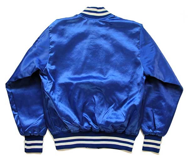 80s USA製 Felco MLB Royals パッチ付き ナイロンスタジャン 青