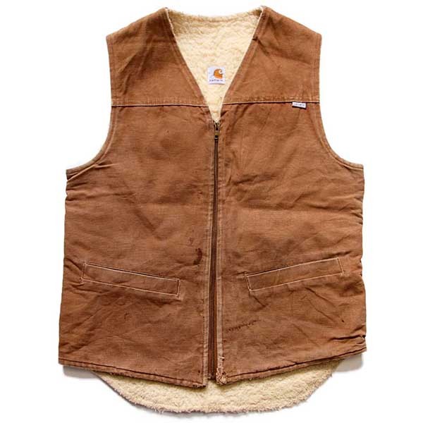 s*8様 Carhartt 80's ダックベスト 星タグ VQ182 Sサイズ s*8様
