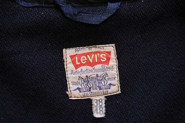 80s イタリア製 Levi'sリーバイス メルトン ウール ダッフルコート