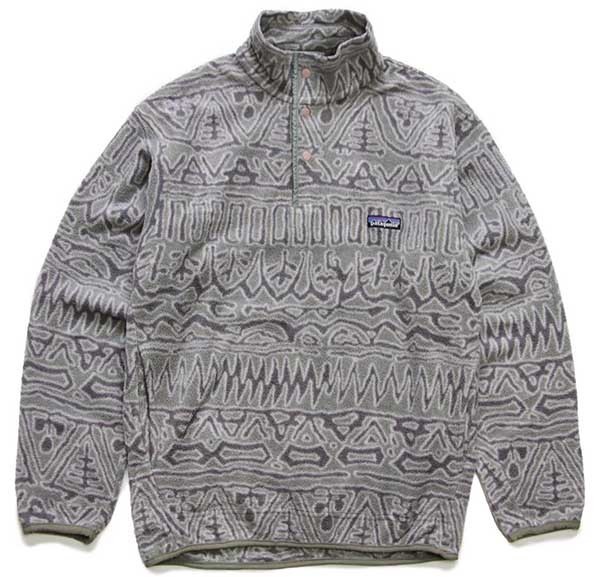 90s USA製 patagoniaパタゴニア スウィッチバック 総柄 シンチラ