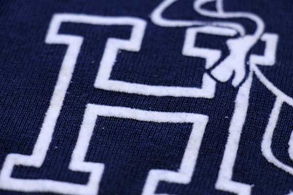 80s USA製 Championチャンピオン H トナカイ フロッキープリント