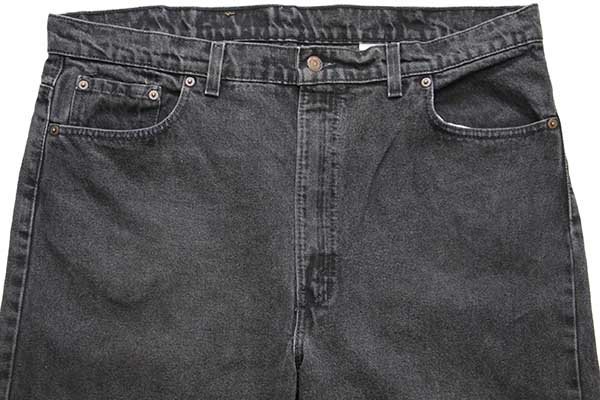 90s USA製 Levi'sリーバイス 505 ブラック デニムパンツ w42 L32☆53