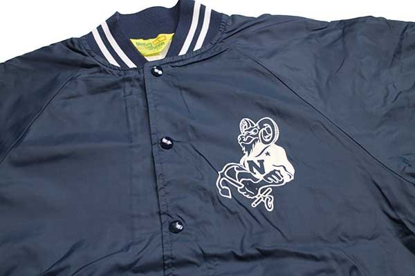 80s USA製 Velva Sheen U.S.NAVY DRILL TEAM NJROTC ナイロン