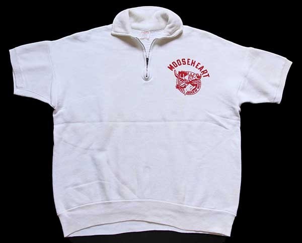 60s CHAMPIONチャンピオン ランタグ MOOSEHEART フロッキープリント 襟