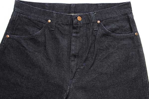 90s USA製 Wranglerラングラー 946BLKS 先染め ブラック デニムパンツ