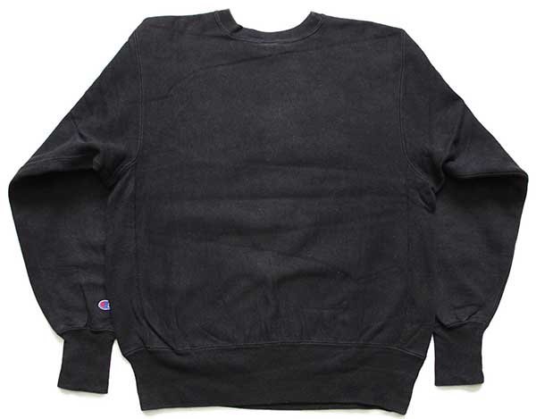 90s USA製 Championチャンピオン スクリプト ビッグロゴ刺繍 リバース