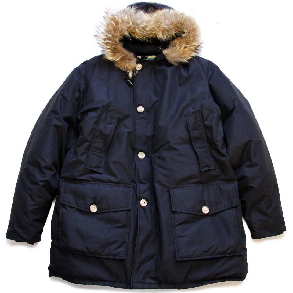 90s USA製 Woolrichウールリッチ コヨーテファー アークティック