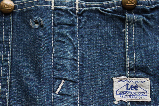 1940s Lee ハウスマークタグ デニムオーバーオール 40s Lee リー