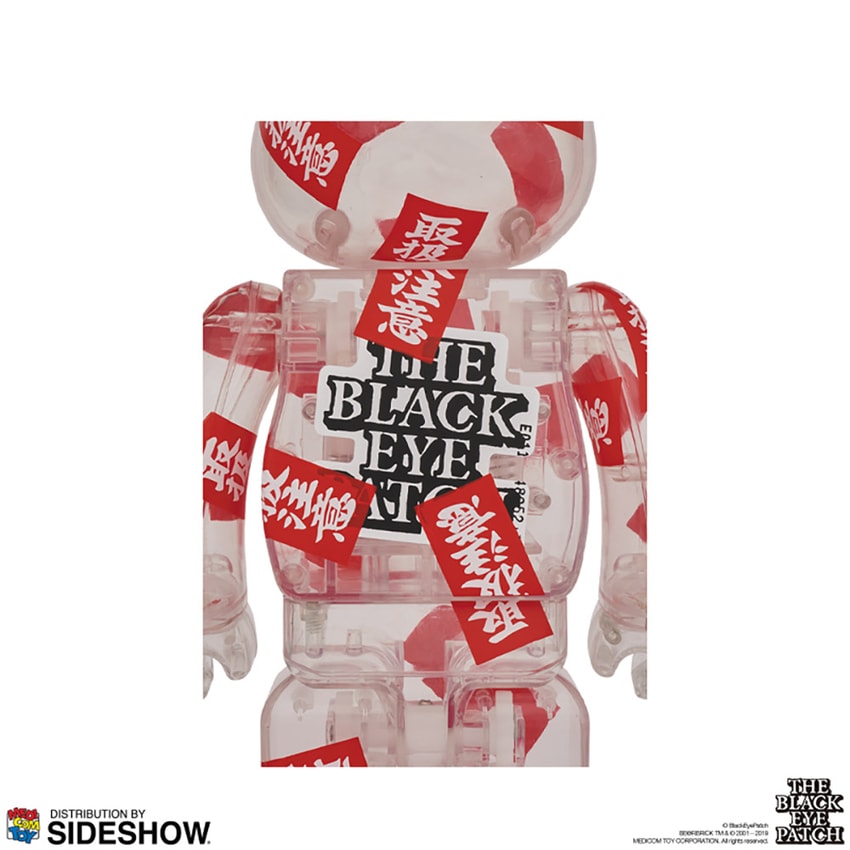 Be@rbrick BlackEyePatch 400% Figure by Medicom Toy | Sideshow