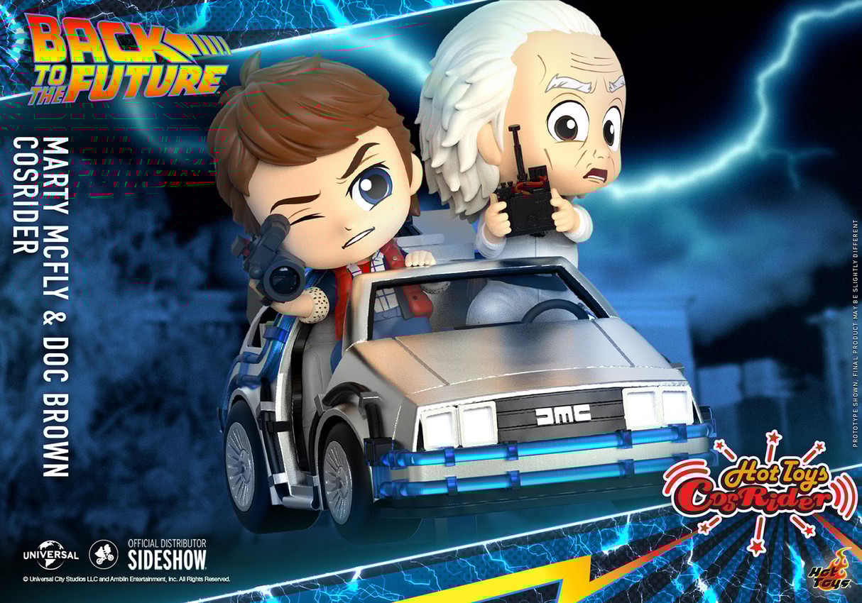 Marty McFly & Doc Brown CosRider by Hot Toys | Sideshow Collectibles