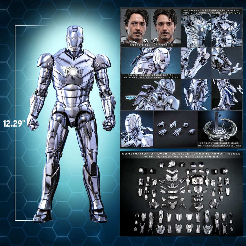 Iron Man Mark II (2.0) Sixth Scale Figure by Hot Toys | Sideshow