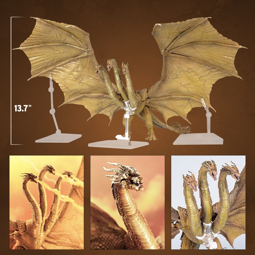 King Ghidorah Collectible Figure by Hiya Toys | Sideshow Collectibles