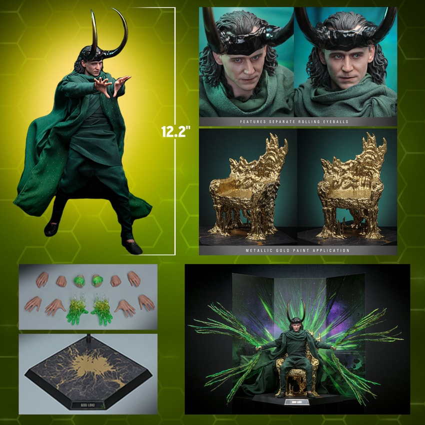 God Loki Sixth Scale Figure by Hot Toys | Sideshow Collectibles