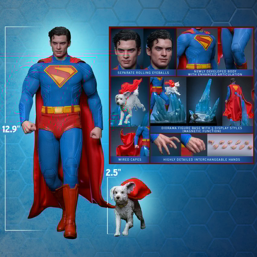 Superman™ & Krypto™ Sixth Scale Figure Set by Hot Toys | Sideshow