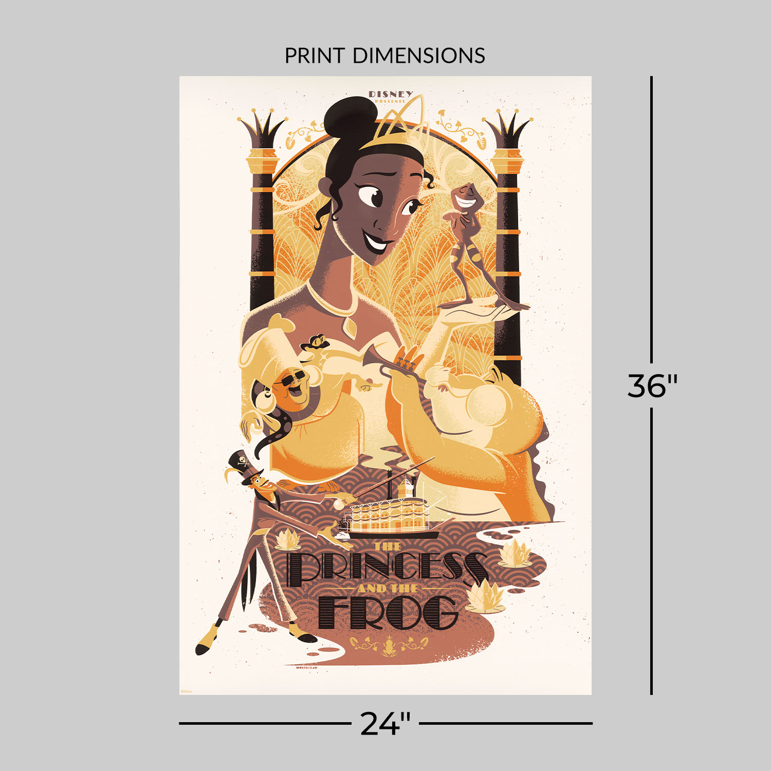 The Princess and the Frog Art Print By Cyclops Print Works